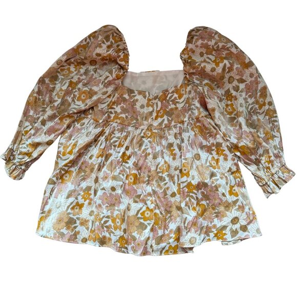 The Impeccable Pig Floral blouse size small - Picture 2 of 14